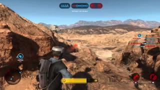 STAR WARS Battlefront Rocket triple kill!