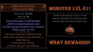 Path of Exile Atlas: First Look at the Hallowed Ground Unique Graveyard Map Monster Level 81!