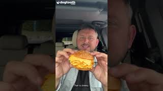 Dad Orders GIANT Cheeseburger With 20 Slices Of CHEESE || Dogtooth Media