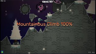 Mountainous Climb 100% (EXTREME PLAT DEMON) By TornadoGD54 [Geometry Dash 2.2]