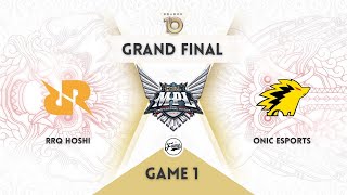 RRQ Hoshi vs ONIC Esports Game 1 | RRQ vs ONIC Grand Final MPL ID S10