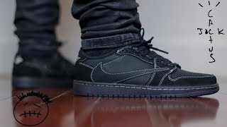 Travis Scott x Air Jordan 1 Low "Black Phantom" | Review & On-Foot