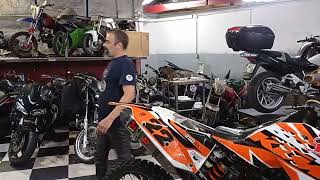 KTM 250 - Limpeza de Carburador e Filtro de AR + Testes