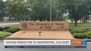 Tuition freeze in place for Texas public colleges, universities