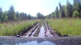 деревенский "off road"/ едем в гости к соседу / дорога в Павловку