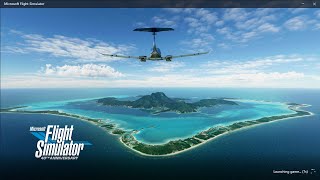 Playing Microsoft Flight Simulator!!