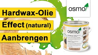 Osmo Hardwax Olie Effect 3041 Natural Aanbrengen | Zorgt voor onbehandelde uitstraling op eiken etc.