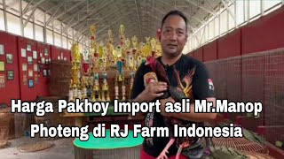 Murah... Harga Pakhoy import Mr.Manoop Photeng di RJ Farm Indonesia