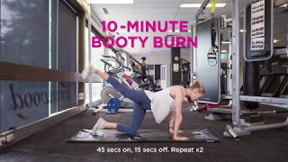 10-minute home booty workout