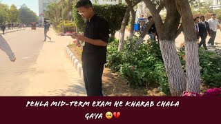 Humare mid-term exam start hogye 🥲 | chandigarh university | Btech admission start