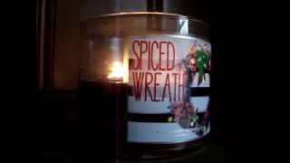 Bath and Body Works Candle Review: Spiced Wreath