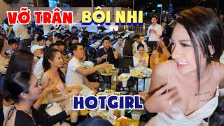 Bội Nhi vỡ trận cùng các hotgirl Ca sĩ tại quán cá viên chiên | Bội Nhi Vlog