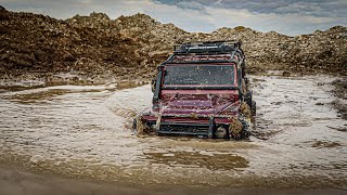 RC Traxxas TRX4 Defender Mud Offroad [4K]