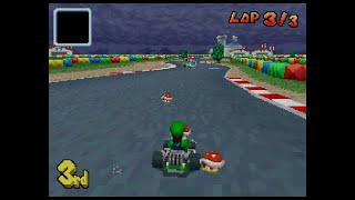 Mario Kart DS (Wii U Virtual Console) Grand Prix 150cc (All Retro Cups) With Luigi