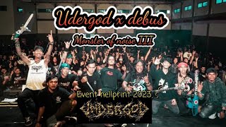 KONSER HELLPRINT DEBUS X UNDERGOD || MONSTER OF NOISE 3 (cimahi 2023)