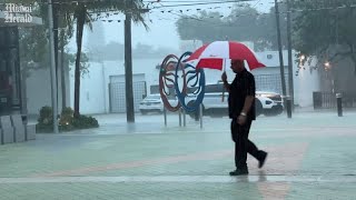 Tropical rain swamps South Florida with more to come