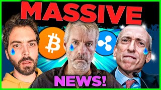 MASSIVE CRYPTO NEWS - Michael Saylor Makes BIG Mistake! Gary Gensler is DONE!