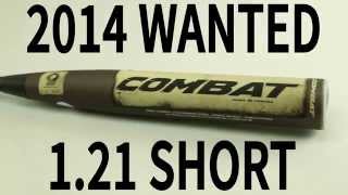 CheapBats.com 2014 Combat Wanted 1.21 Short Senior Slowpitch Softball Bat WANSR1-S