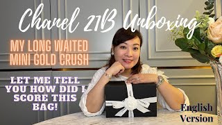 English | Chanel 21B Unboxing | My Long Waited Pink Pearl Crush🤩 |