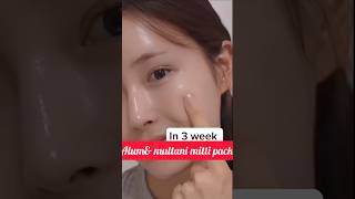 Alum & multani mitti pack for spotless glowing skin #diy #skincare #youtubeshorts #viralvideo