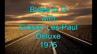 Blues in G - Gibson Les Paul Deluxe 1975