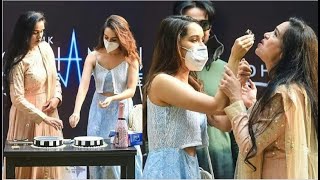 Shraddha Kapoor SURPRISE Birthday Celebration For Her Aunty Padmini Kolhapuri