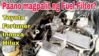 Paano magpalit ng Fuel Filter? Toyota FORTUNER, INNOVA, HILUX #fuelfilter #fortuner #innova #hilux