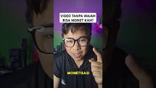 Video tanpa wajah bisa monet kah? #fbpro