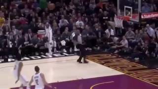 LEBRON JAMES MISSES WIDE OPEN DUNK