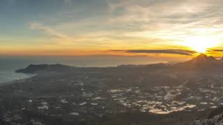 Marina Baixa Sunset Timelapse 2019 - Spain from 1KM - Benidorm - Altea - Albir - La Nucia - Alfas