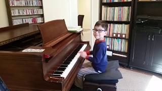 Parker Wolf (age 6) - Faber Piano Adventures 3B, The Star-Spangled Banner