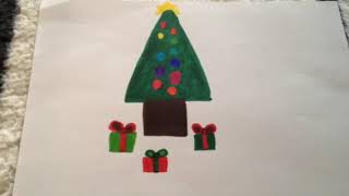 Christmas Tree Drawing that I made!!!