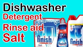 White Whale dishwasher - How to fill salt container + detergent and rinse aid