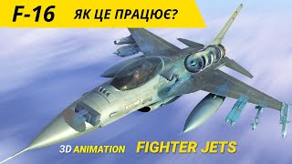 БАГАТОЦІЛЬОВИЙ ВИНИЩУВАЧ F-16 FIGHTING FALCON | ЯК ЦЕ ПРАЦЮЄ?