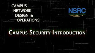 Campus Security Introduction