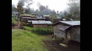 Indum Komot singing "wari song" in Timbe Language, Kabwum - Morobe Province.