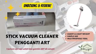 UNBOXING & REVIEW STICK CORDLESS VACUUM KURUMI KV 07 | Vacuum Pel Pengganti ART