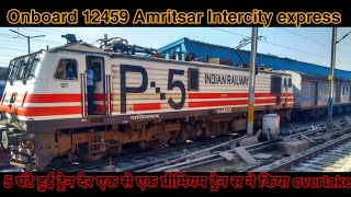 12459 New delhi-Amritsar intercity journey/New Delhi to Jalandhar City jn train late 5 Hours #train