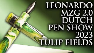 New Fountain Pen Releases of Appelboom: Leonardo MZG 2.0 Dutch Pen Show 2023 Tulip Fields