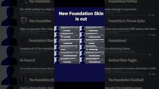 New Foundation Fortnite Skin!!