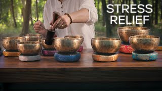 Healing Frequency (528 Hz) | 1 Hour Tibetan Singing Bowls | Melt Away Stress, Meditate and Sleep