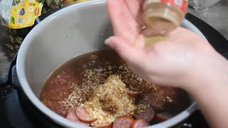 2 MEALS IN 10 MINUTES: JALAPENO POPPER CHICKEN SALAD AND SLOW COOKER RED BEANS AND SAUSAGE