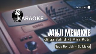 Janji Menakne - Gilga Sahid Ft Mira Putri + LIRIK (KOPLO VERSION) - HQ Audio | KARAOKE