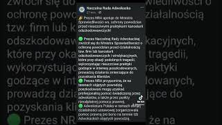 NRA apeluje do MS ws. ochrony powodzian przed nieuczciwymi praktykami kancelarii odszkodowawczych