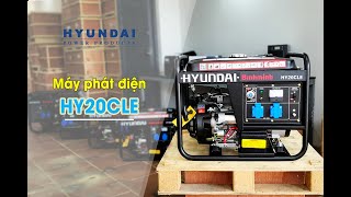 Máy phát điện 2kw chạy xăng Hyundai HY-20CLE  Cho gia đình và văn phòng