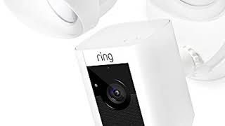 Best HD Security Cam Two-Way Talk and Siren Alarm Ring Floodlight Camera Motion-Activated