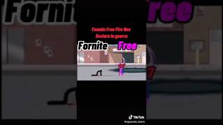 fornite vs free fire 😱😱😱