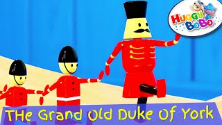 Grand Old Duke Of York | Nursery Rhymes | By HuggyBoBo