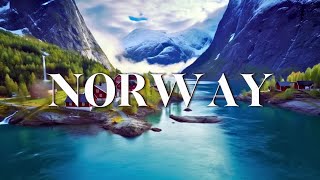 FLYING OVER NORWAY - Ambient Drone Film Relaxing Music & Amazing Beautiful Nature Scenery For Stress