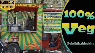 Bharat Veg Biryani, Gravy Chaap Rumali Roti & More || Delhi Street Food || Delhi Ka bhukha ||